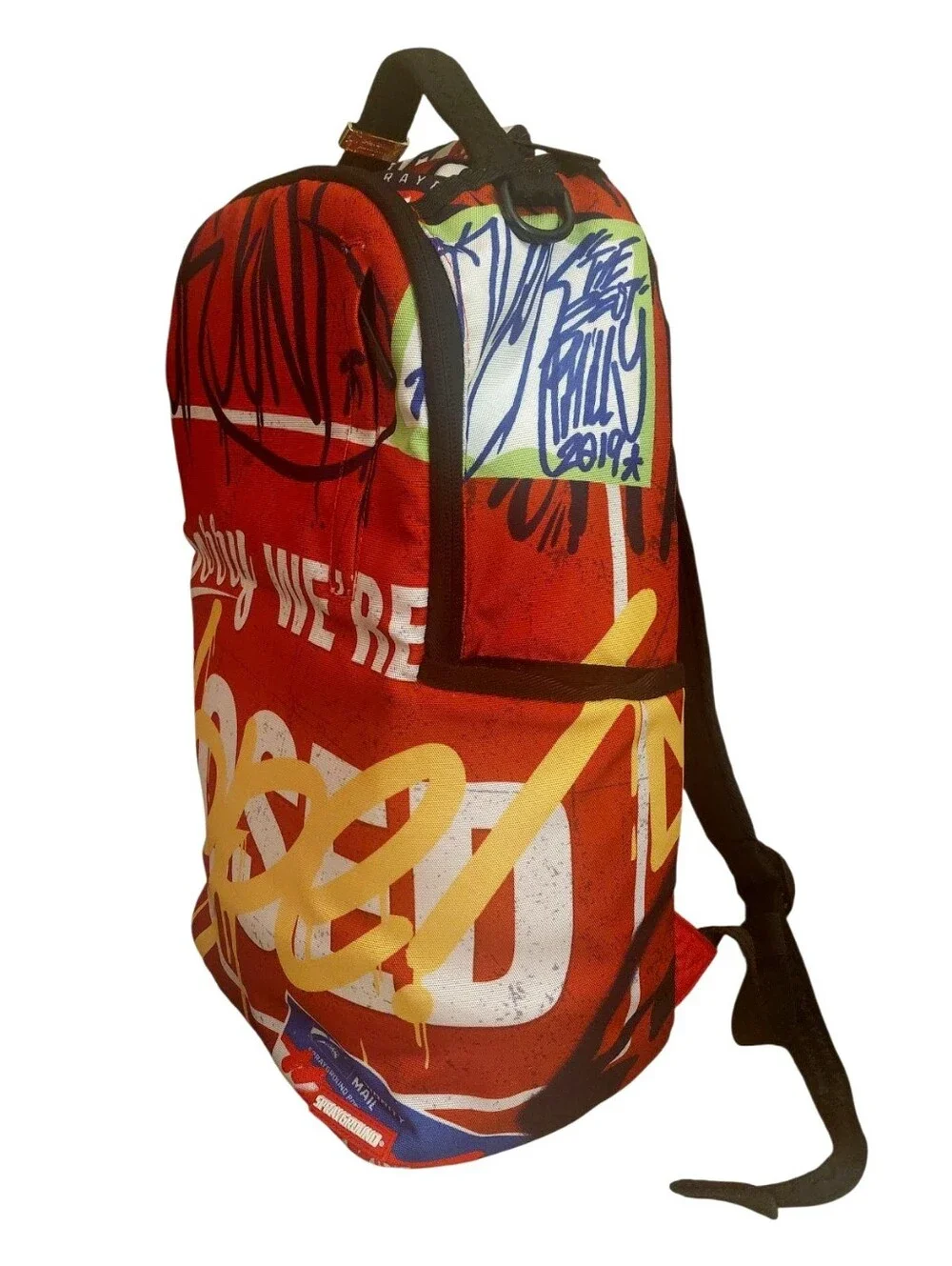 Sprayground I Don't Care DLXR Sorry We're Closed Priority Mail Backpack